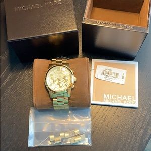 Michael Kors Gold Chronograph Watch